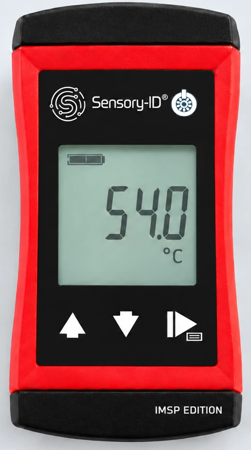 Rotes Sensory-ID Thermometer, IMSP Edition